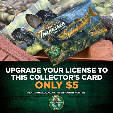 Official Tennessee Fishing and Hunting Licenses.